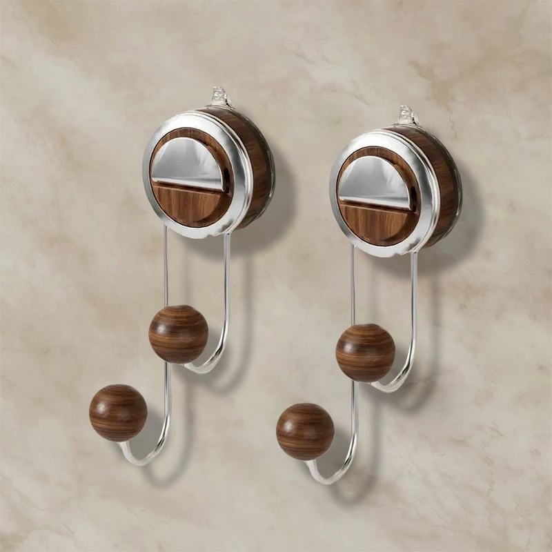 No-Drill Double Hook Suction Cup Hook