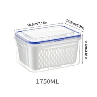 New Food Storage Containers for Fridge with Removable Colander