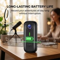 Sakerplus® 2K Mini Wearable Body Camera