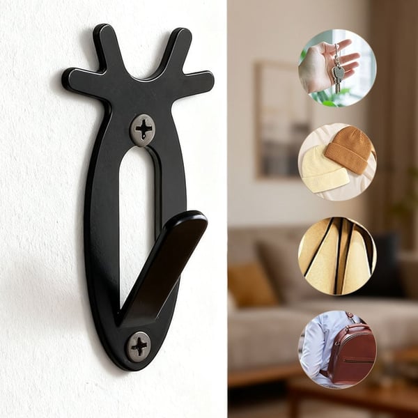 Deer Iron Wall Hook Decor