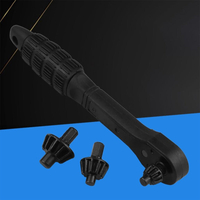Dual-Head Ratchet Drill Chuck Wrench