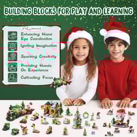 Sakerplus New Advent Calendar Children's Christmas Building Blocks
