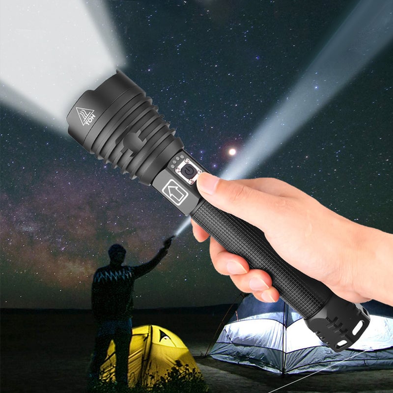 LED Rechargeable Tactical Laser Flashlight