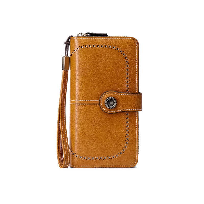 RFID Anti-magnetic Long Wallet