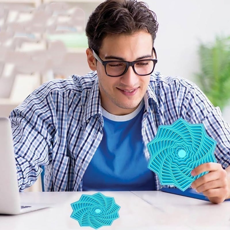 3D Printed Handheld Star Sensory Fidget Toy