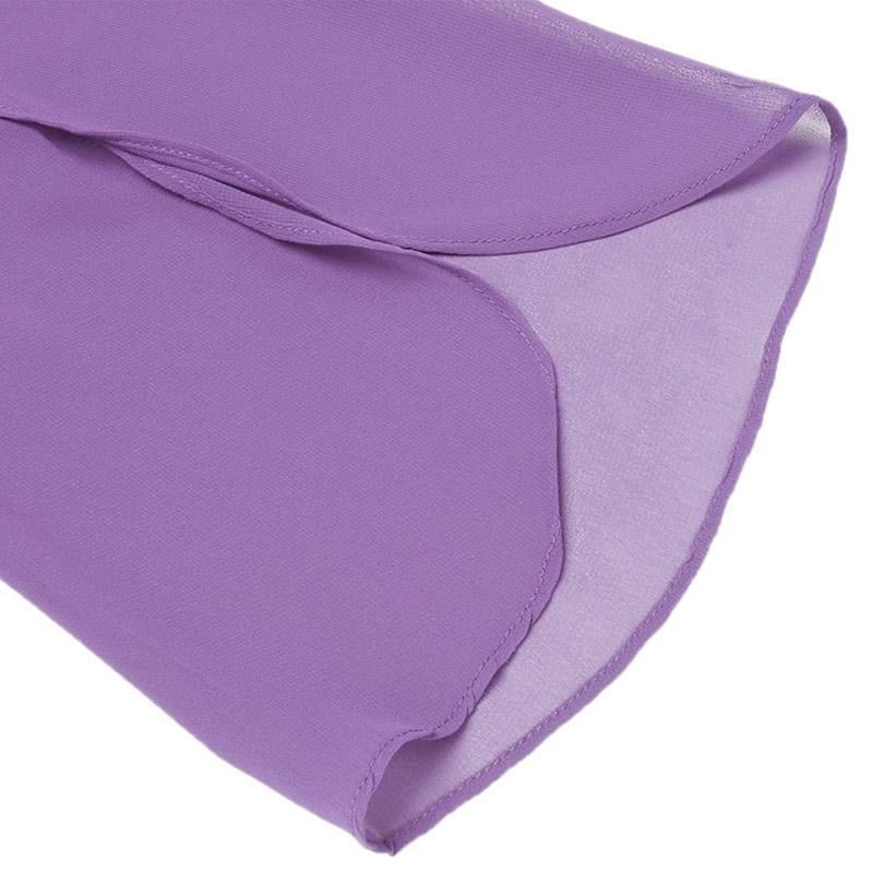 Blusas de gasa con manga acampanada