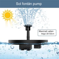 Solcellsdriven Fontänpump