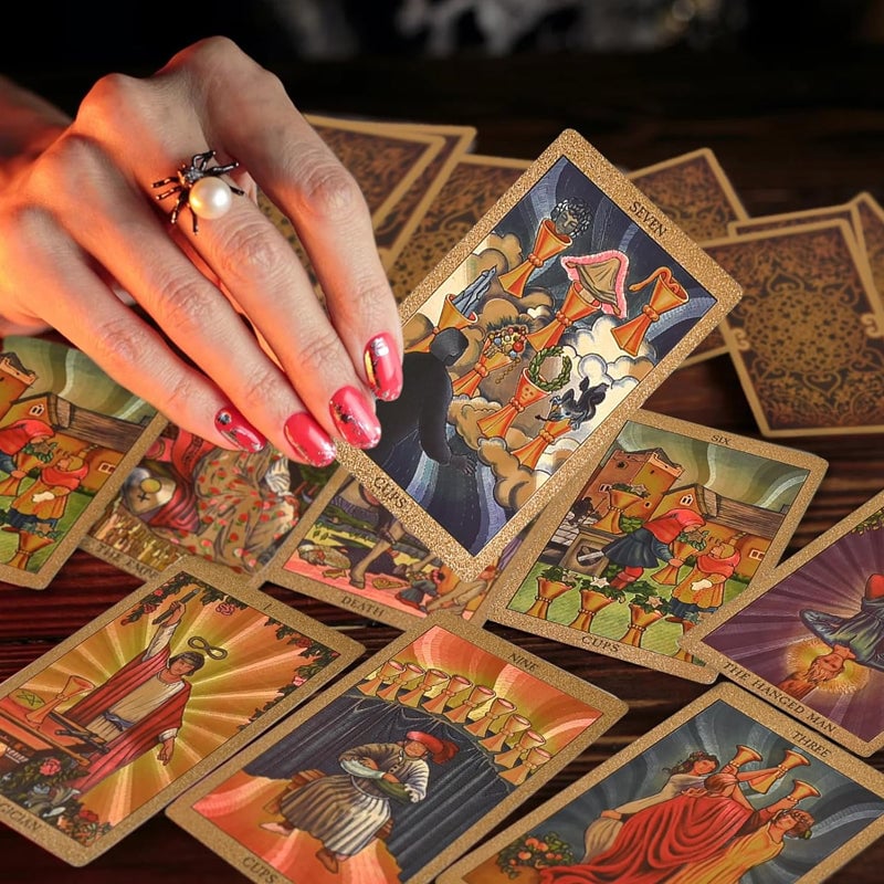Ontdek de mystieke wereld van Tarot Gold Foil Tarot