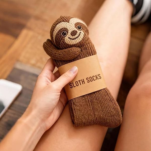 3D-gestrickte Tiersocken