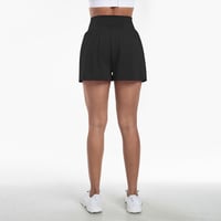 Hochtaillierte Sportshorts mit Fake-Zweiteilung