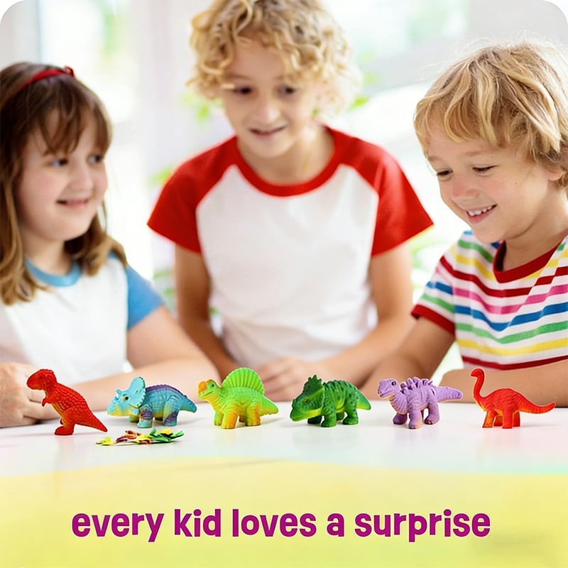 Educational Dino Egg Bath Bombs with Surprise Toy Discovery