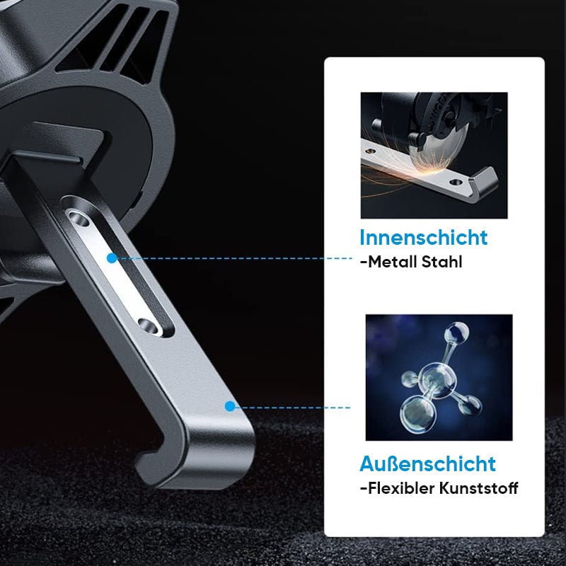 Neuer Handyhalter mit Haken für Lüftungsgitter