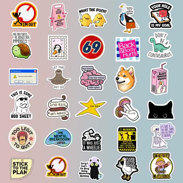 Bestselling Waterproof Doodle Stickers