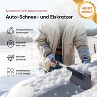 Sakerplus® Ausziehbarer Auto-Schnee- und Eiskratzer