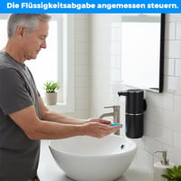 Automatischer Berührungsloser Seifenspender – 400ml USB-C Wiederaufladbar & Wandmontiert