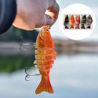 Multi-segmented Fish Swimbait Lure Set