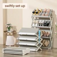 SAKER® Foldable Shoe Rack