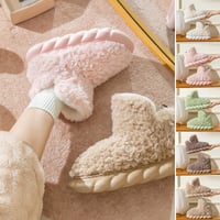 Fluffiga fleecestövlar för kvinnor