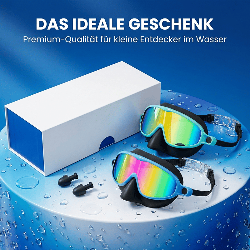 Kids Swimming Nose Cover Goggles