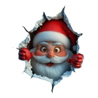 🎅Santa Claus Wall Sticker Set