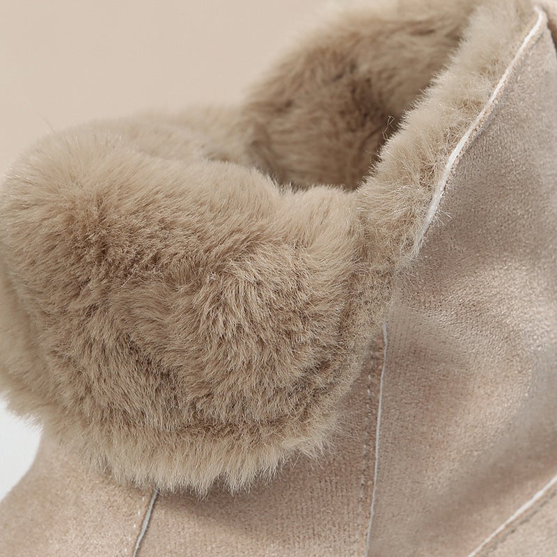 Modische Kurzschaft-Martinsstiefel mit seitlichem Reißverschluss