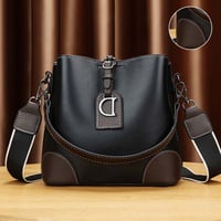 Nischen-Umhängetasche aus PU-Leder für Damen👜