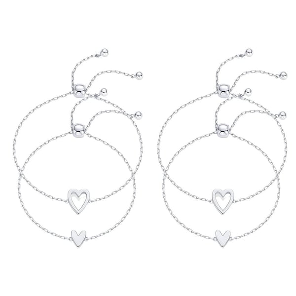 Adjustable Love Friendship Two Bracelet Pack