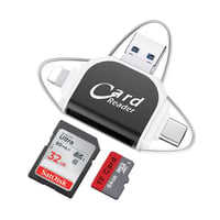 Multi-Port 4 i 1 Universal SD TF-kortleser