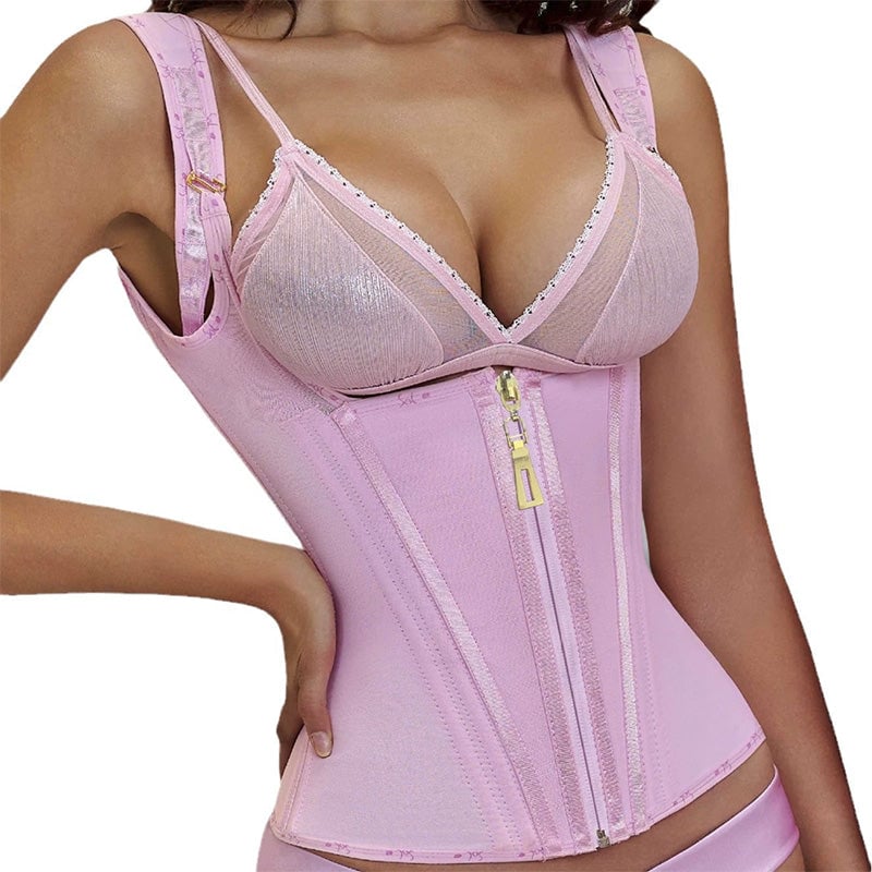 Vintage Shapewear Topp med Glidelås
