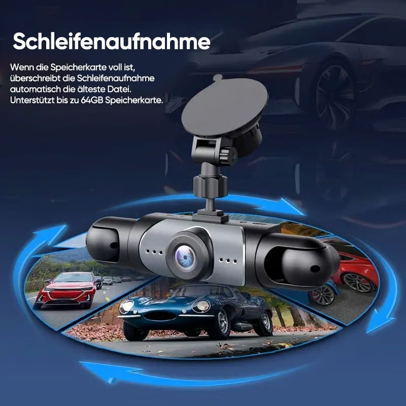 Saker Rundum Auto Dashcam System