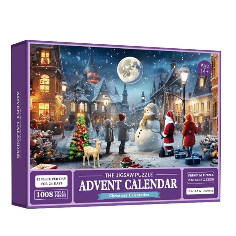 🎅🎄Adventskalender for julepuslespill