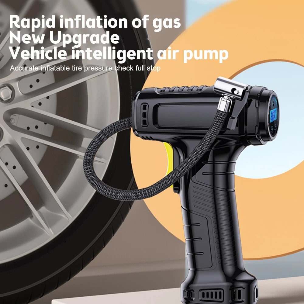 Portable Car Tire Inflator with Digital Display