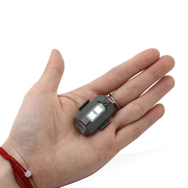 4 kleuren LED-stroboscooplampen voor vliegtuigen en opladen via USB