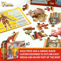 Anatomie-Puzzle für Kinder