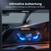Solarbetriebene LED-Warnleuchte fürs Auto
