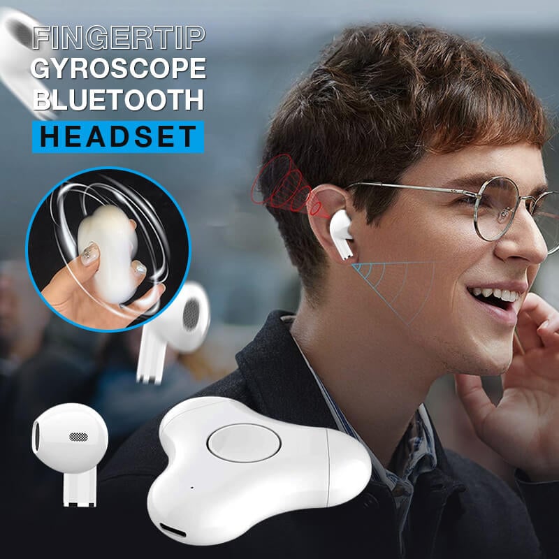 Bluetooth Fingertip Gyroscope Headset