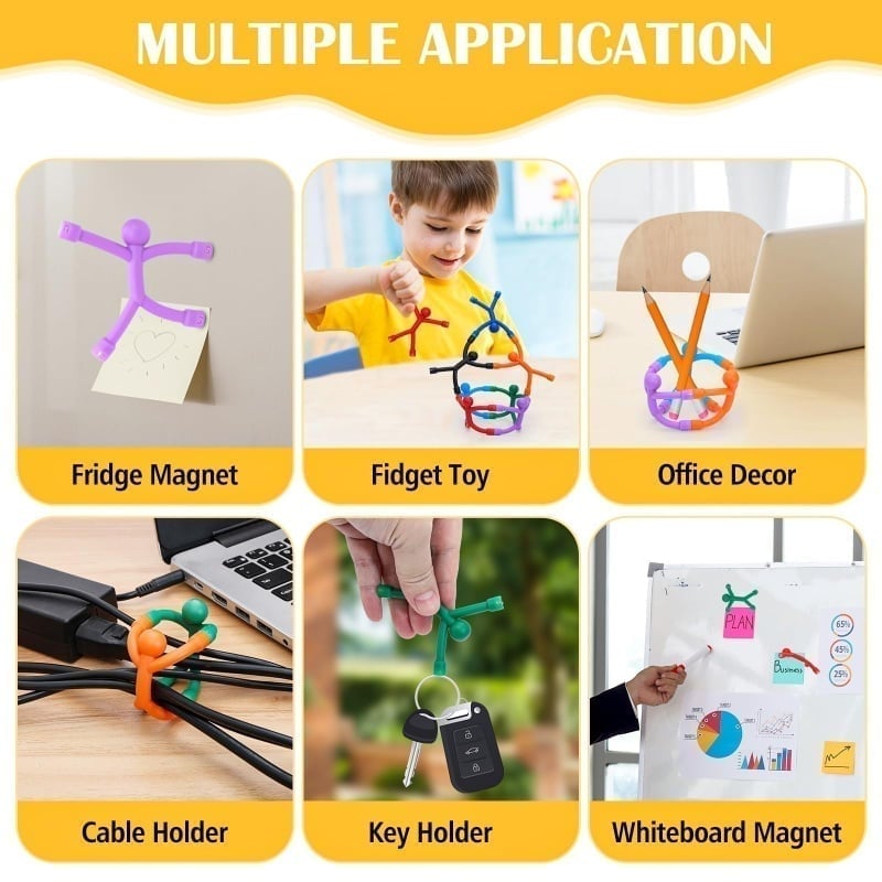Multi-Purpose Magnetic Fidget Figures