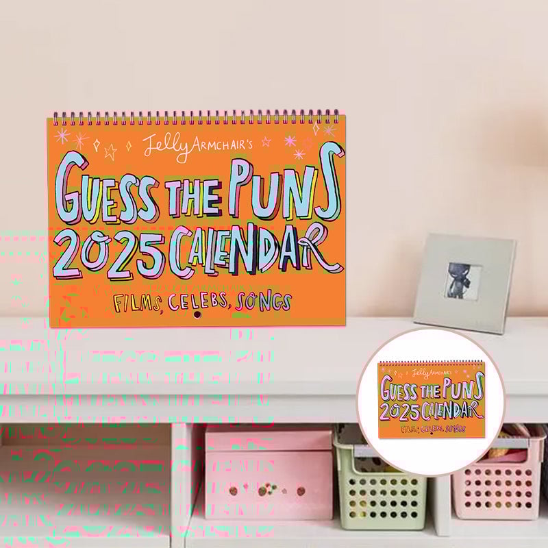 Wortspiel-Quizkalender - A4 Errate das Wortspiel 2025