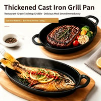 Sakerplus® Small Cast Iron Skillet Set