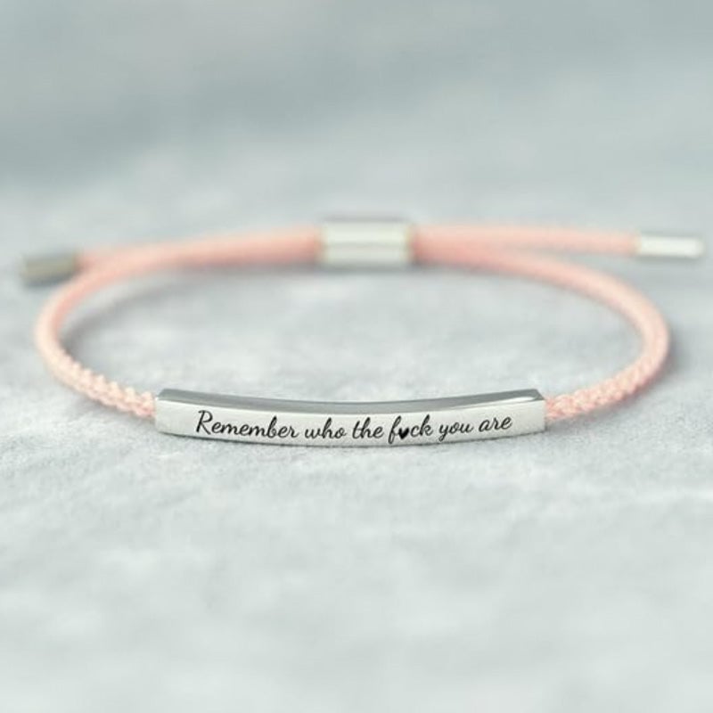 Geflochtenes, verstellbares Inspire-Armband
