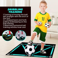 Silent Non-Slip Soccer Training Mat for All Levels