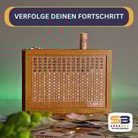 💶Sparschwein aus Holz mit Zähler