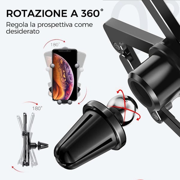 Porta smartphone da auto deformabile