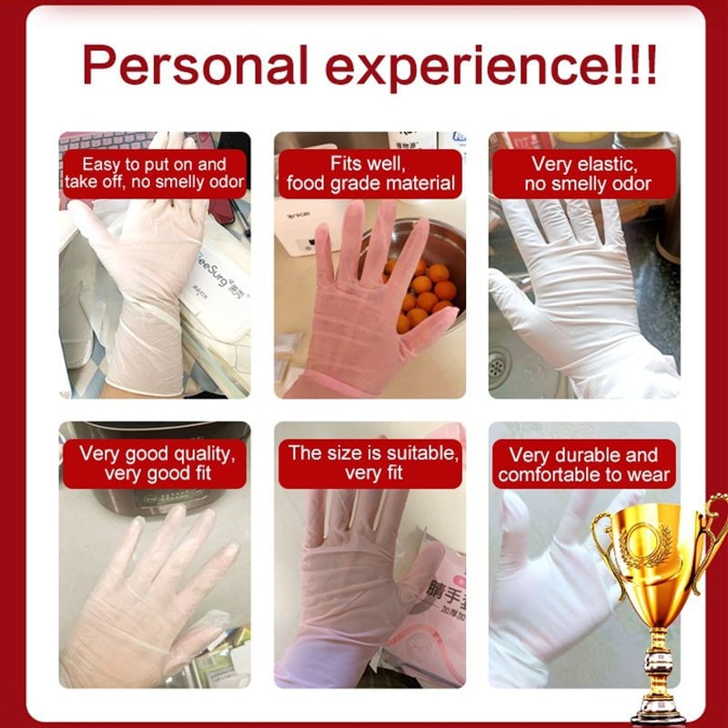 Disposable Flip Top Nitrile Housework Gloves