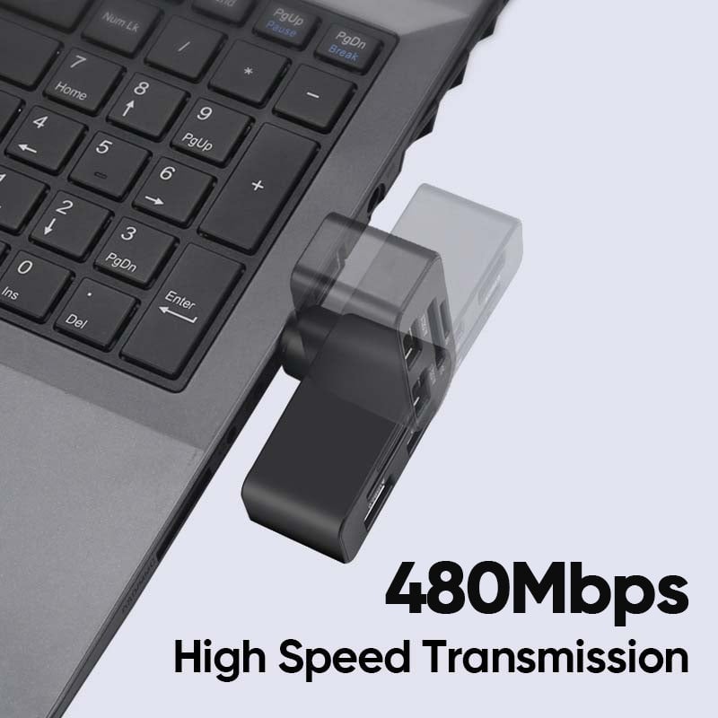 4 in 1 Rotatable USB Hub