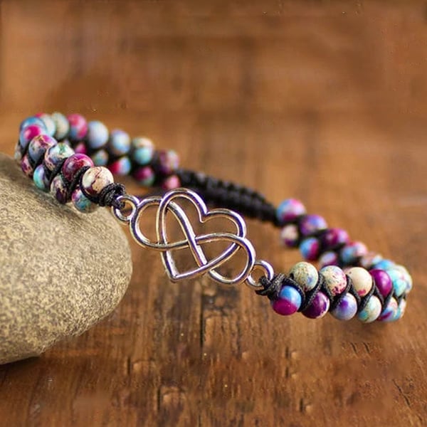 Til barnebarn - For du er altid i mit perlearmbånd