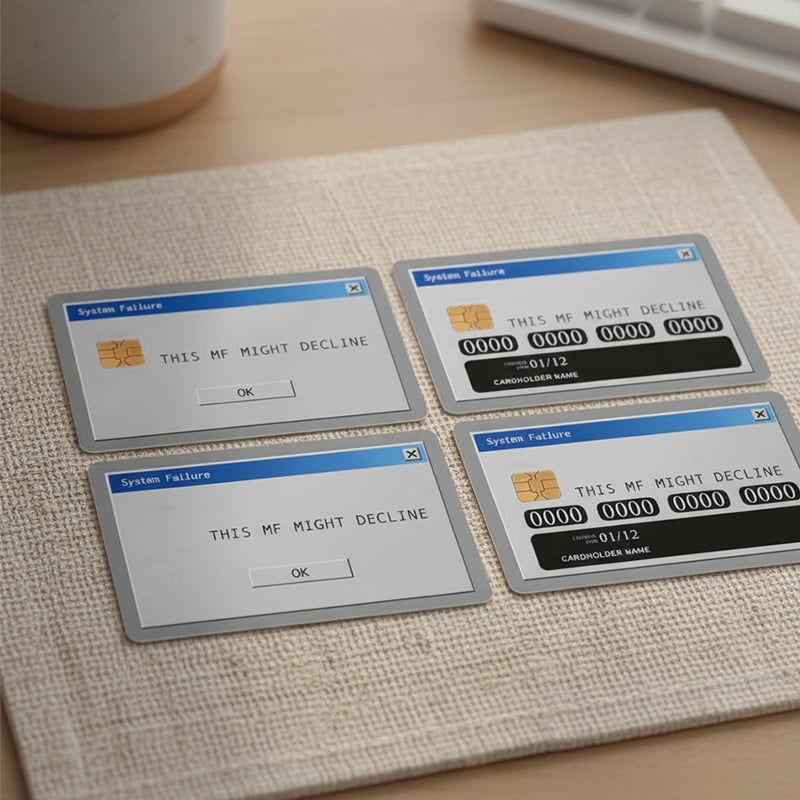 Fun Credit Card Stickers