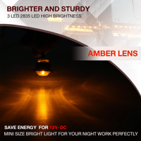 LED Mini Round  Indicator Lights