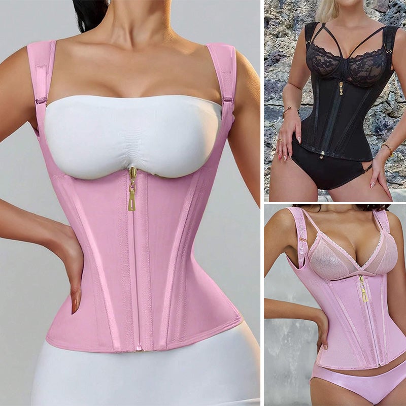 Vintage Shapewear Topp med Glidelås