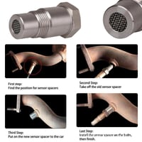 Adaptador de Filtro de Sensor de Oxígeno